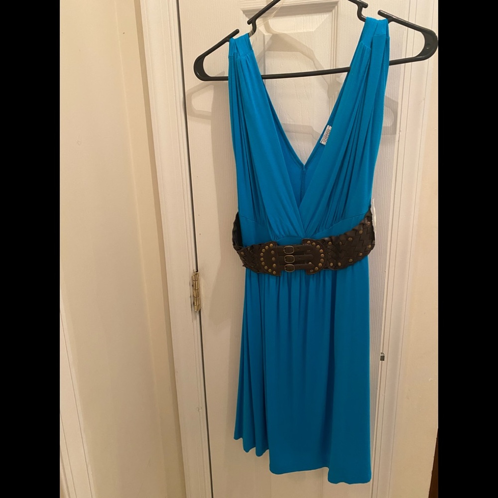 👗Charming Charlie Turquoise Dress